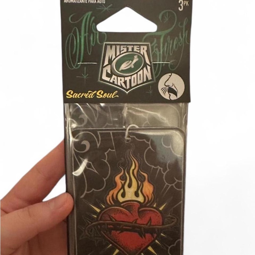 Ed Hardy Sacred Soul Air Freshener - Black and Red